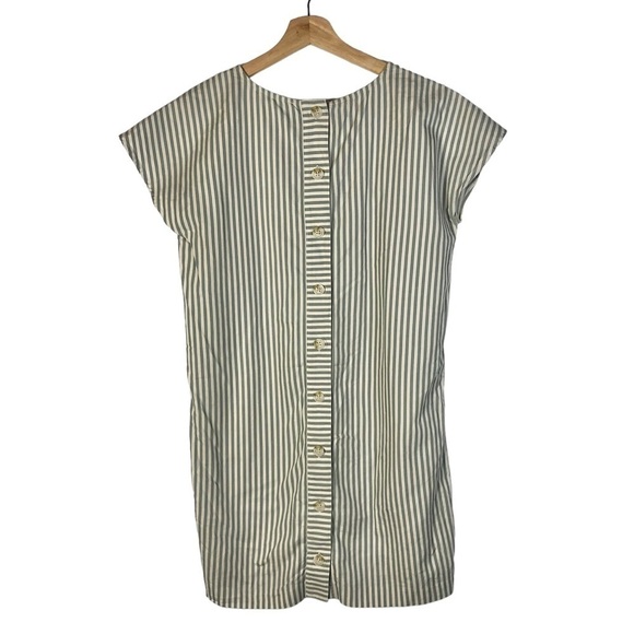 Madewell Button Back Easy Sage Mist Mini Dress XS - Picture 3 of 5